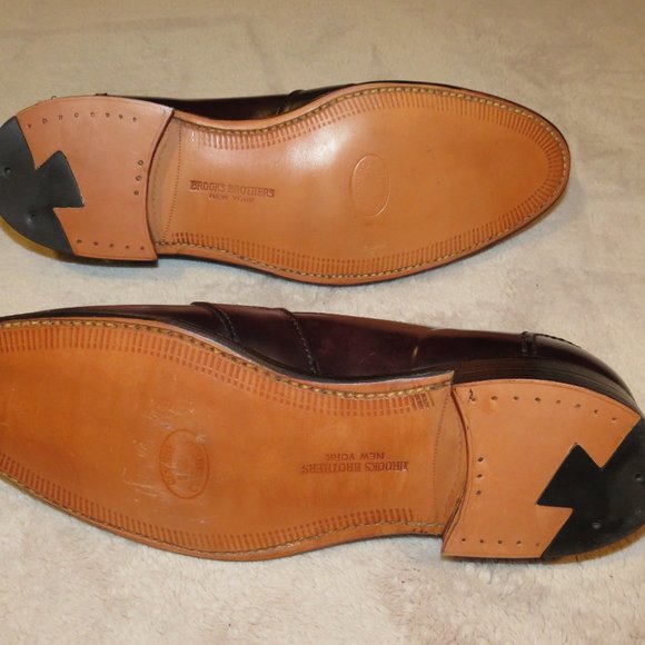 Alden Shoes Alden 0003 Burgundy Color 8 Shell Cordovan Full Strap